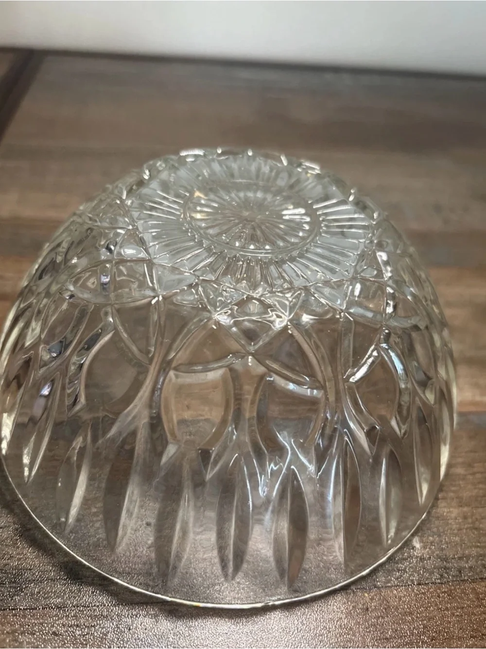 Clear Pressed Glass Covered Candy Dish with Lid